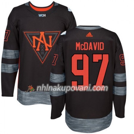 Severoamerických Dresy Connor McDavid 97 Světový pohár v ledním hokeji 2016 Černá Premier - Pánské Severoamerických Dresy Connor McDavid 97 Světový pohár v ledním hokeji 2016 Černá Premier - Pánské